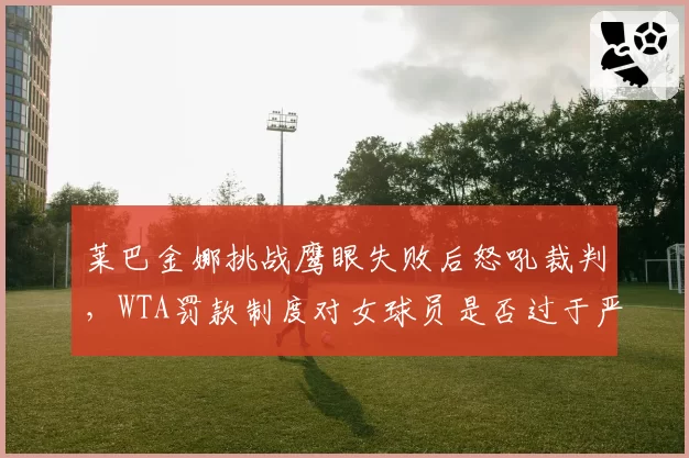 莱巴金娜挑战鹰眼失败后怒吼裁判，WTA罚款制度对女球员是否过于严苛？